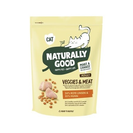 Naturally Good Veggies & Meat Rote Linsen und Huhn 300 g