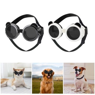Hundebrille für mittelgroße und kleine Hunde, UV-Schutz, wasserdichte Hundesonnenbrille, winddichte, sonnenfeste Schutzbrille