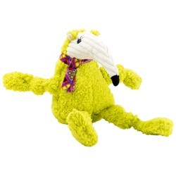 HuggleHounds® Hunde-Plüschspielzeug Ameisenbär Knottie braun, Maße: ca. 36 x 18 x 14 cm