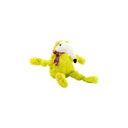 HuggleHounds® Hunde-Plüschspielzeug Ameisenbär Knottie braun, Maße: ca. 36 x 18 x 14 cm