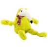HuggleHounds® Hunde-Plüschspielzeug Ameisenbär Knottie braun, Maße: ca. 36 x 18 x 14 cm