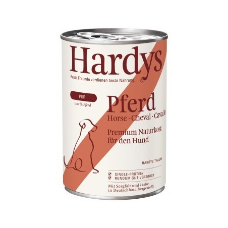 Hardys Nassfutter Hund Pur Adult Pferd 6x400 g