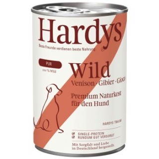 Hardys Nassfutter Hund Pur Adult Wild 6x400 g