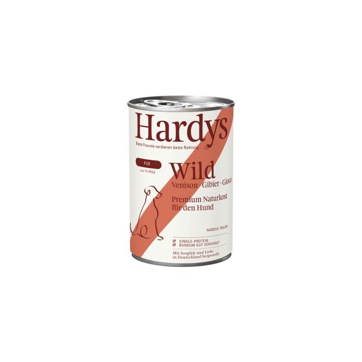 Hardys Nassfutter Hund Pur Adult Wild 6x400 g