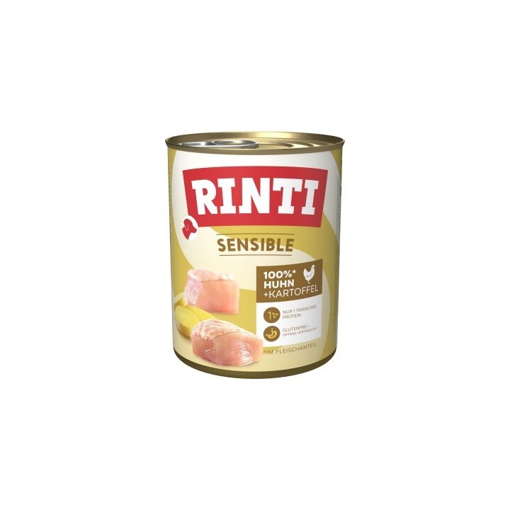 RINTI Sensible Huhn und Kartoffel 12x800 g