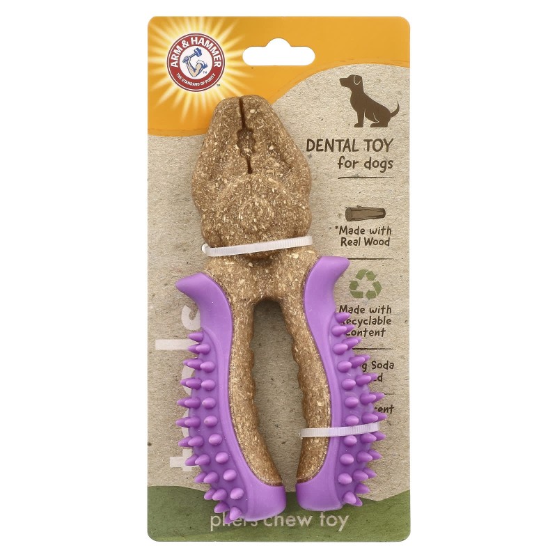 Arm & Hammer, Zahnpflegespielzeug für Hunde, Zange, 1 Spielzeug