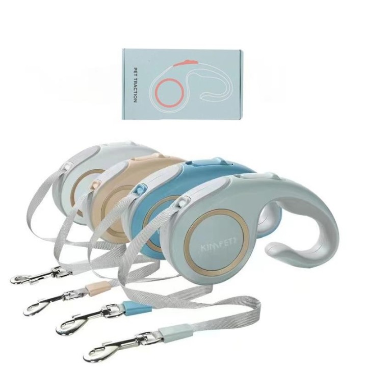 3M 5M Einziehbare Hundeleine Strapazierfähige Haustier-Leine aus Nylon Automatisches ausziehbares Hundeleinenseil für kleine