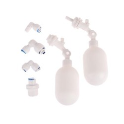 Wassertank-Füllstandskontrolle, Umkehrosmose-System, 1/4 Zoll, 3/8 Zoll, Mini-Schwimmerventil, Schwimmerkugelventil für Aquar
