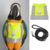 Vogelgeschirr und Leine, verstellbare Papageien-Fluggeschirrweste mit reflektierenden Streifen, wasserdichter Papageienanzug