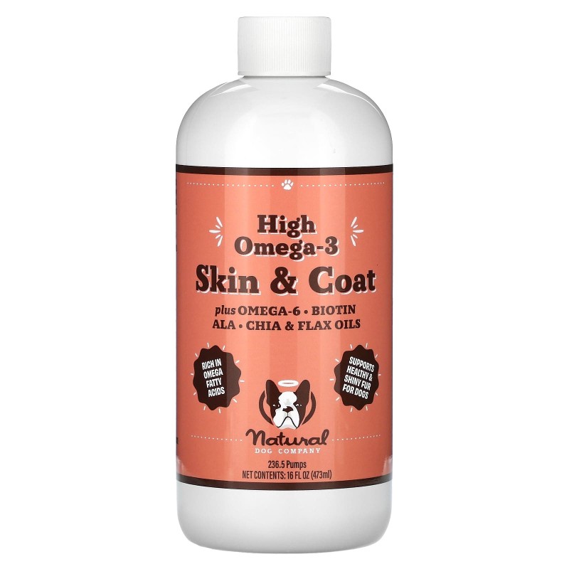 Natural Dog Company, Haut und Fell, für Hunde aller Altersgruppen, 16 fl oz (473 ml)