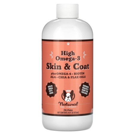 Natural Dog Company, Haut und Fell, für Hunde aller Altersgruppen, 16 fl oz (473 ml)