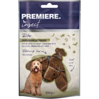PREMIERE Insekt Snack Bites Mehlwürmer mit Karotte 100g