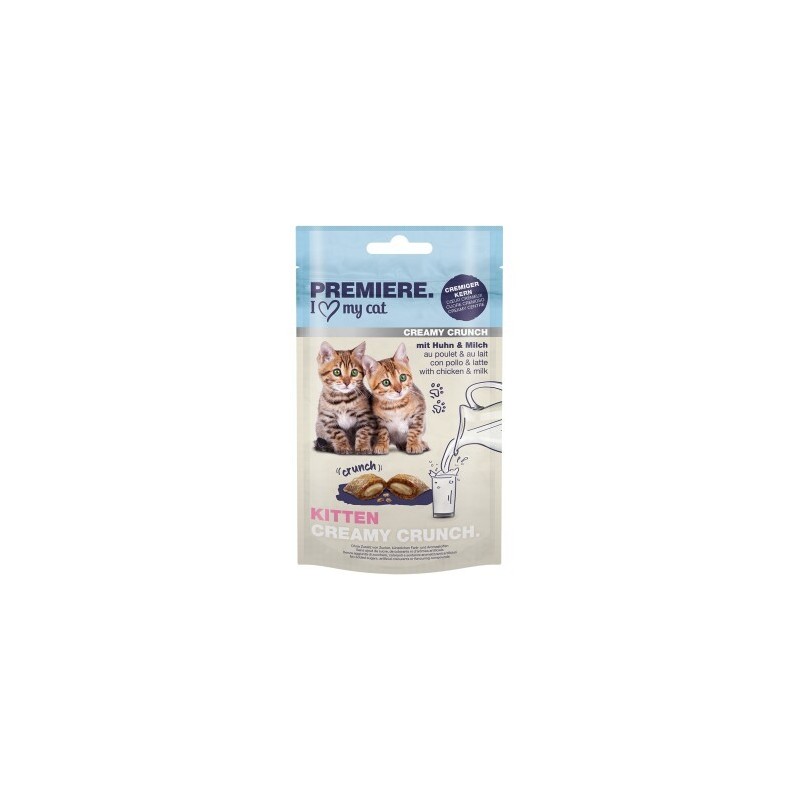 PREMIERE Kitten Creamy Crunch mit Huhn & Milch 6x60g