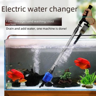 Elektrischer Wasserwechsler und Sandwäscher von Sensen: Automatischer Aquarienreiniger zum Pumpen von Wasser und Entfernen vo