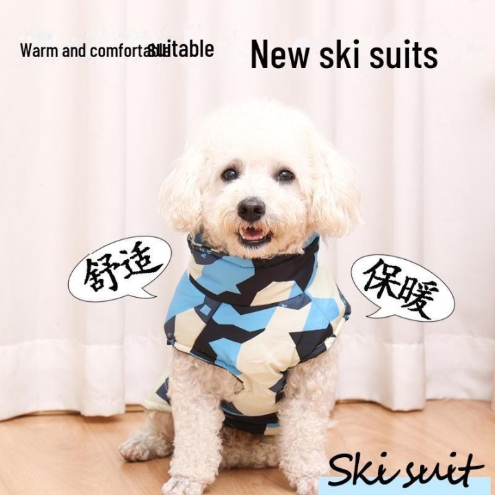 „Wasserdichter Baumwollmantel für Hunde für alle Jahreszeiten – dick, warm und für kleine bis mittelgroße Haustiere geeignet“