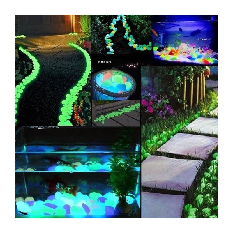 Galet Lumineux – Eli – Mehrfarbig – Dekoration für den Garten – Dekoration für das Aquarium – ungiftig