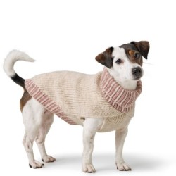 Hunter Hundepullover Odense mit Mütze (Set) creme 55 cm