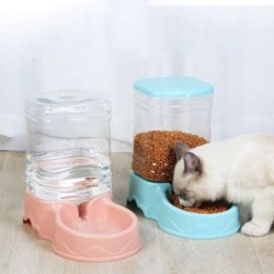 Automatischer Futterspender für Haustiere, 3,8 l, große Kapazität, Futterspender für Katzen und Hunde zum Trinken und Füttern
