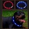 USB wiederaufladbare blinkende Nacht-Hundehalsbänder, leuchtendes Haustierhalsband, LED-Licht, USB-Hundehalsband, leuchtendes