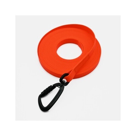 THE DOG IDEA Schleppleine Biothane Orange 10 m