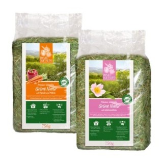 REAL NATURE Grüne Natur Set mit Wildrosenblüten und mit Paprika und Möhren 750 g