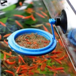 Aquarium-Fütterungsring, schwimmende Futterstation, quadratischer Kreis, Zubehör für Wasserpflanzen, Auftrieb, Saugnapf Squar