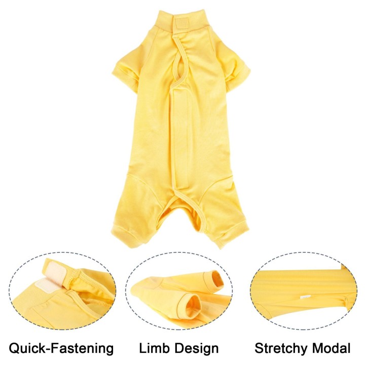 Katzen-Erholungsanzug für Bauchwunden, Hautkrankheiten nach Operationen, Haustierweste Small rosa