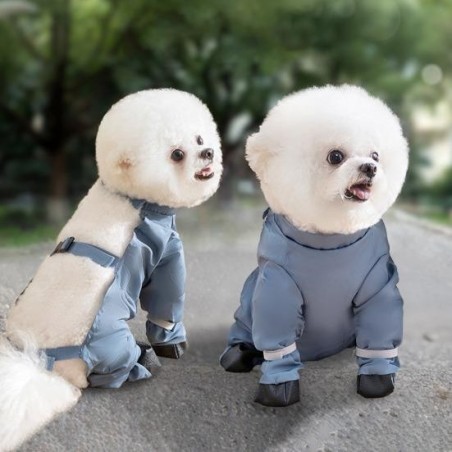 Hundestiefel Leggings mit verstellbarem Riemen, wasserdicht, staubdicht, rutschfest, Pfotenschutz für Hunde, Schuhe, Schneeho