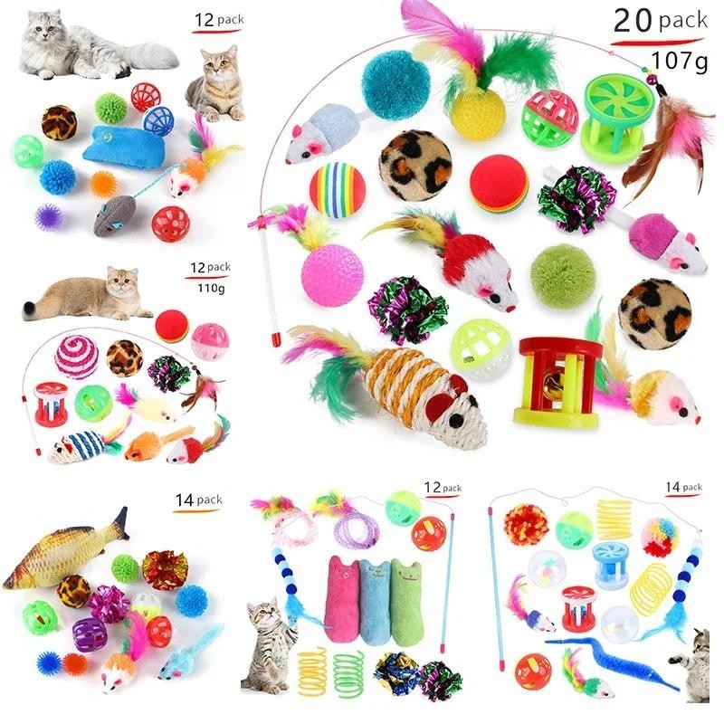 Katzenspielzeug, Bälle in Mausform, faltbar, für Katzen und Kätzchen, Spieltunnel, Chat, lustiges Katzenzelt, Mauszubehör, Si