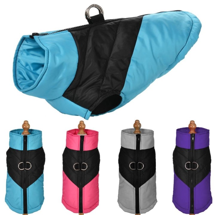 Winter Warme Haustier Hund Jacke Für Kleine Mittelgroße Hunde Katze Outdoor Wasserdicht Zipper Mantel Welpen Kleidung Chihuah