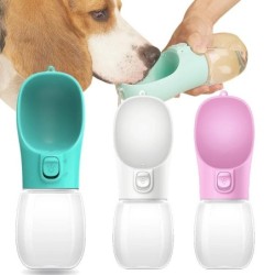 Tragbare Hundewasserflasche für kleine große Hunde, Katzen, im Freien, auslaufsicher, für Spaziergänge, Trinknäpfe, Chihuahua