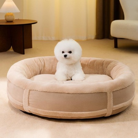 Neu Hundehütte Herbst Warme Hunde- und Katzenhütte Kleine Hund Teddy Panda Katze Bett Winter S  45*35*17