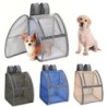 Haustierbedarf Mesh Atmungsaktiver Doppelschulter-Hunderucksack Outdoor-Reise-Katzentasche Haustier-Sommerrucksack