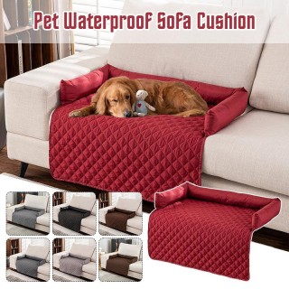 Wasserdichte Hundesofa-Couch-Abdeckung, Bett, Haustierdecke, Matte für Haustier, Hundebettunterlage mit Nackenkissen, beruhig