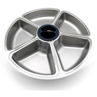 Closer Pets Edelstahlnäpfe x5, für Futterautomat für 5 Mahlzeiten (464)