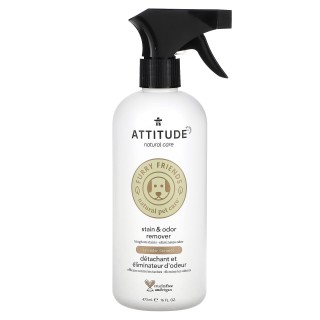 ATTITUDE, Furry Friends, Natürliche Haustierpflege, Flecken- und Geruchsentferner, Lavendel, 16 fl oz (473 ml)