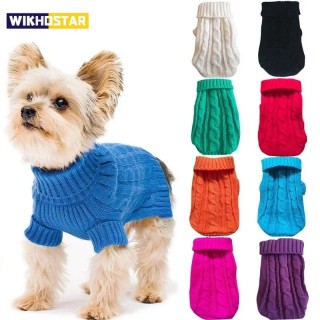 Winterkleidung für Hunde, gestrickte Haustierkleidung für kleine und mittelgroße Hunde, Chihuahua, Welpen, Haustierpullover,