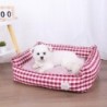 Haustierbett für Hunde, kleine Betten, mittelgroßes Zwingerkissen, großes Sofa, Welpenzubehör, waschbar, Katzenkorb, warme Zu