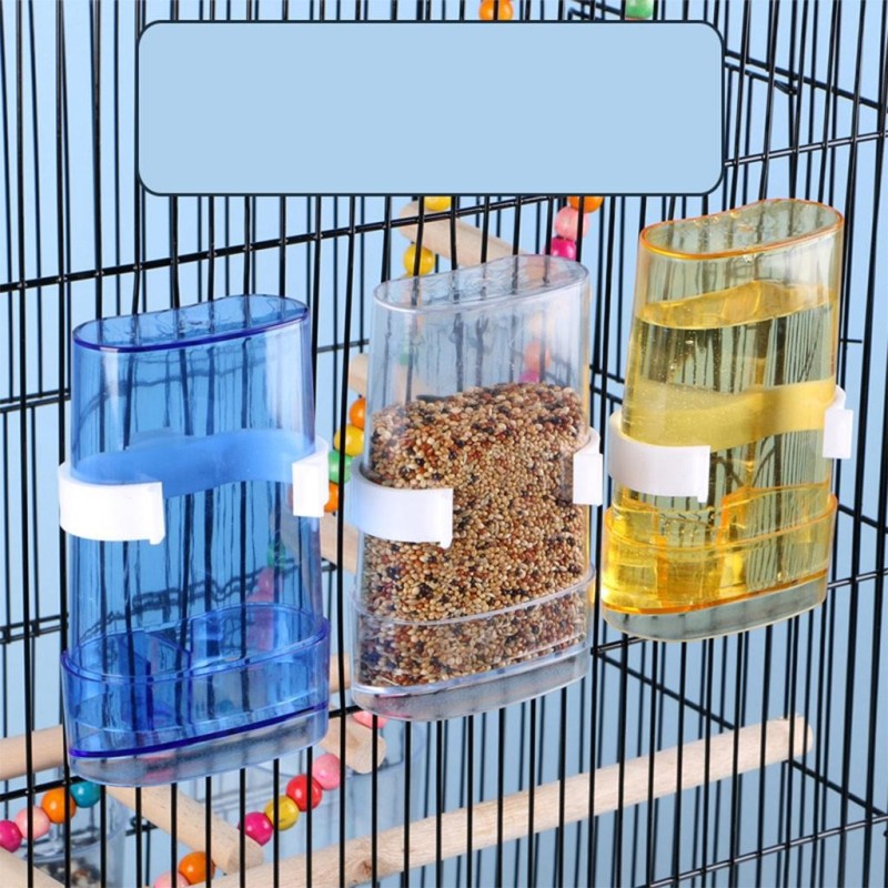 Sittich-Wasserspender, saubere Papageien-Futtertränke, Nymphensittich-Käfig-Zubehör, automatische Fütterungsversorgung für We