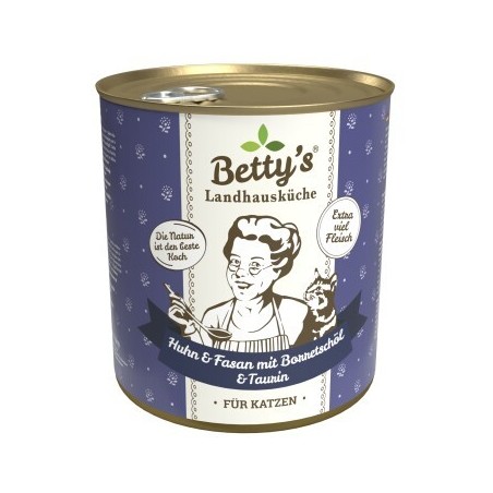 Betty's Landhausküche Huhn & Fasan mit Borretschöl 6x800 g