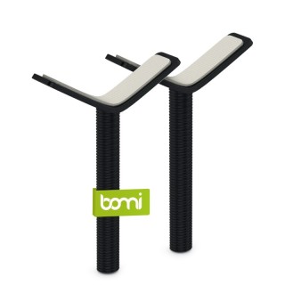 bomi Zubehör Schutzgitter 2er Y-Adapter Metall Schwarz