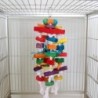 Papageienspielzeug, Buntes Vogelzubehör aus Holz, Einzigartige Form, Vielfältige Spielmöglichkeiten, Große Auswahl, Großes Be