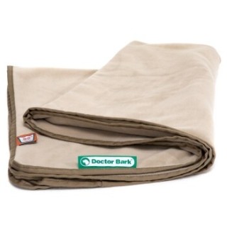 Doctor Bark Fleece-Kuscheldecke beige L