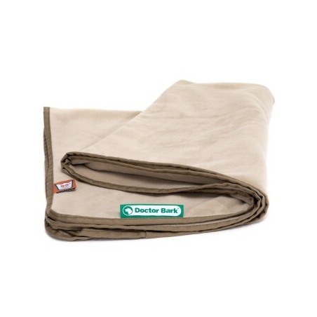 Doctor Bark Fleece-Kuscheldecke beige L