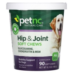 petnc NATURAL CARE, Hüften und Gelenke, alle Rassen, Leber, 90 weiche Kautabletten
