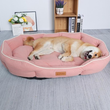 Tierbett aus Wildlederimitat, Hundebett und Katzenunterlage, Tierbett, Hunde- und Katzenbett, geeignet für alle Katzen und kl