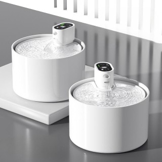 Automatischer Keramik-Wasserspender für Katzen, Wasserspender für Haustiere, Wasserspender Unplugged Flow Circulator für Hund