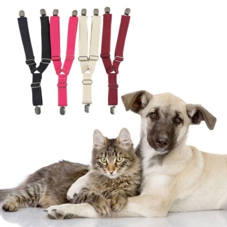 Verstellbarer Hosenträger für Hunde, Anti-Drop-Gurt, Polyester, Windeln für Hunde, Hosen, Bänder für drinnen und draußen S-K
