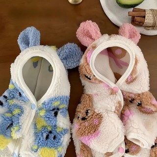 Haustier Herbst Neue Kapuzen Samt Mantel Hund Lamm Samt Mantel Teddybär Yorkshire Kleine Hund Hoodie Hund Kleidung Welpen Kle