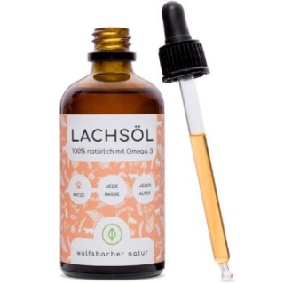 Wolfsbacher Natur Lachsöl Katze 100ml